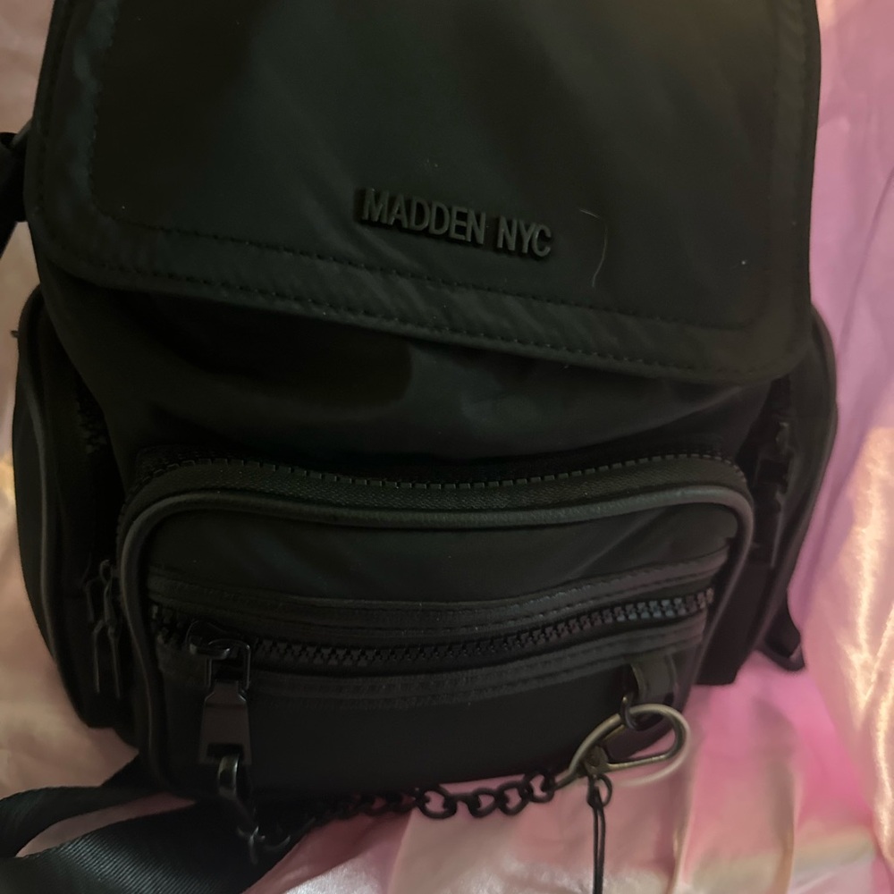 Elegant Black Backpack by Madden NYC - Picture 7 of 8